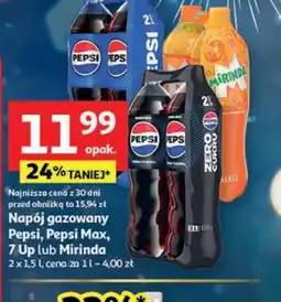 Auchan Napój gazowany Pepsi, Mirinda, 7 Up oferta
