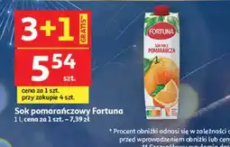 Auchan Fortuna sok pomarańczowy oferta