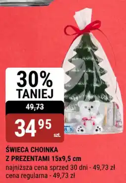 bi1 Świeca choinka z prezentami 15x9,5 cm oferta
