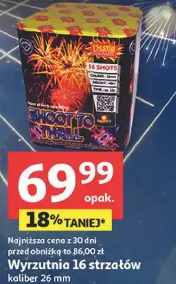 Auchan Shoot To Thrill Wyrzutnia 16 strzałów oferta