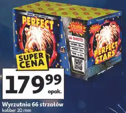 Auchan Perfect Stars Wyrzutnia 66 strzałów oferta