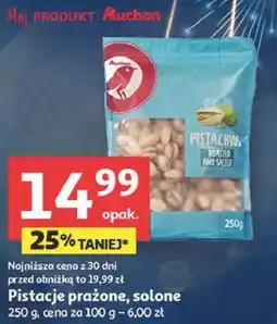 Auchan Pistacje prażone, solone oferta