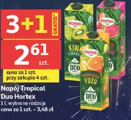 Auchan Napój Tropical Duo Hortex 1 l oferta