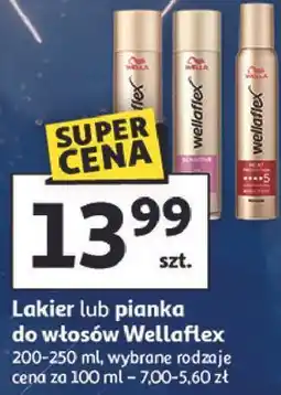 Auchan Lakier lub pianka do włosów Wellaflex (200-250 ml) oferta