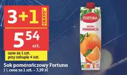 Auchan Sok pomarańczowy Fortuna (1L) oferta