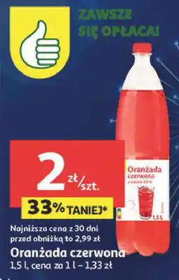 Auchan Oranżada czerwona (1.5L) oferta