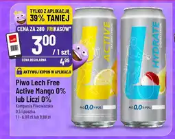 Polomarket Piwo Lech Free Active Mango 0% lub Liczi 0% oferta