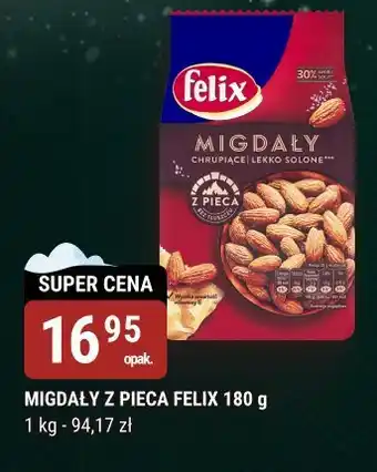 Migdały z pieca Felix 180 g