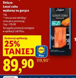 Lidl Łosoś coho wędzony na gorąco oferta