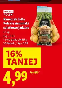 Lidl Ziemniaki sałatkowe jadalne oferta