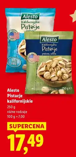 Lidl Pistacje kalifornijskie, różne rodzaje oferta