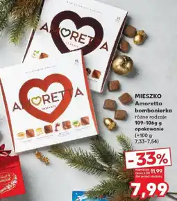 Kaufland Bombonierka Amoretta różne rodzaje oferta