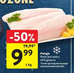 Intermarche Panga filety bez skóry 20% glazury oferta