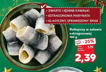 Kaufland Rolmopsy w zalewie estragonowej 100 g oferta