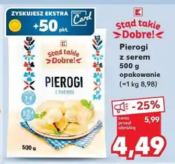 Kaufland Pierogi z serem oferta