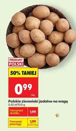 Biedronka Ziemniaki jadalne polskie na wagę oferta