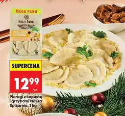 Biedronka Pierogi z kapustą i grzybami oferta