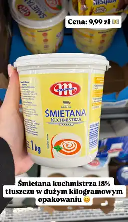 Biedronka Śmietana kuchmistrza 18% oferta