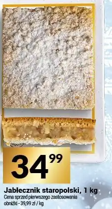 Twój Market Ciasto jabłecznik staropolski, 1 kg oferta