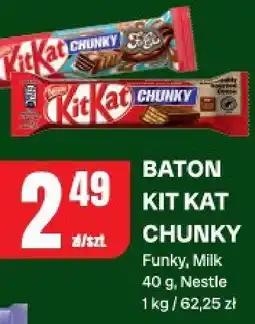 Chorten Baton Kit Kat Chunky Funky, Milk oferta