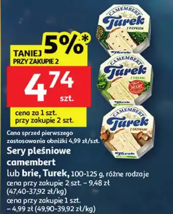 Auchan Ser pleśniowy Turek oferta