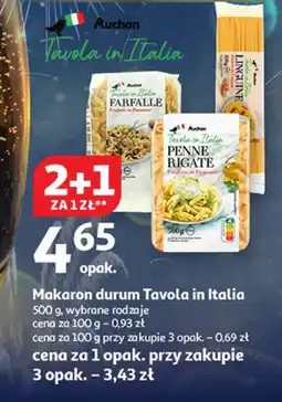 Auchan Makaron Tavola oferta