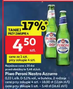 Auchan Piwo Peroni oferta