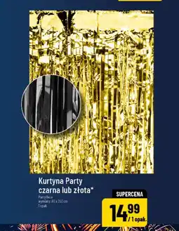 Polomarket Kurtyna Party czarna lub złota oferta