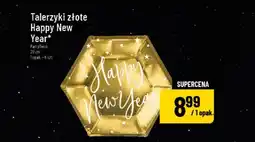Polomarket Talerzyki złote Happy New Year oferta