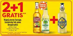 Polomarket Napój piwny Garage, Somersby lub piwo Desperados oferta