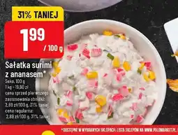Polomarket Sałatka surimi z ananasem oferta