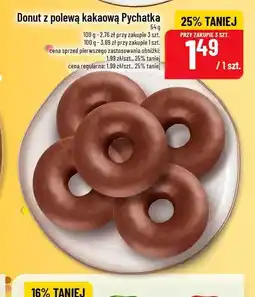 Polomarket Donut z polewą kakaową Pychatka oferta