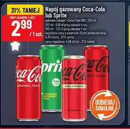 Polomarket Napój gazowany Coca-Cola lub Sprite 330 ml oferta