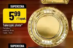 Polomarket Talerzyki złote (18 cm) oferta