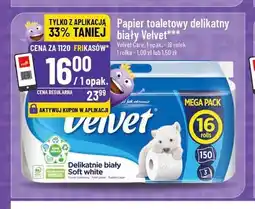 Polomarket Papier toaletowy delikatny biały Velvet oferta