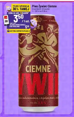 Polomarket Piwo Żywiec Ciemne oferta