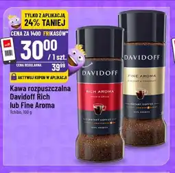 Polomarket Kawa rozpuszczalna Davidoff Rich lub Fine Aroma oferta