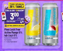 Polomarket Piwo Lech Free Active Mango 0% lub Lichi 0% oferta