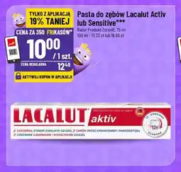 Polomarket Pasta do zębów Lacalut Activ lub Sensitive oferta