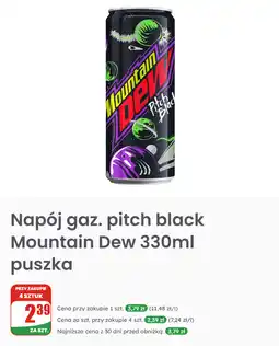 Dino Napój gaz. pitch black Mountain Dew 330ml puszka oferta