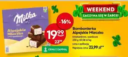 Żabka Bombonierka Milka Alpejskie Mleczko śmietankowe, waniliowe 330g oferta