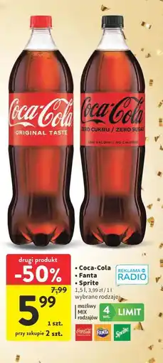 Intermarche Coca-Cola / Fanta / Sprite 1,5 l oferta