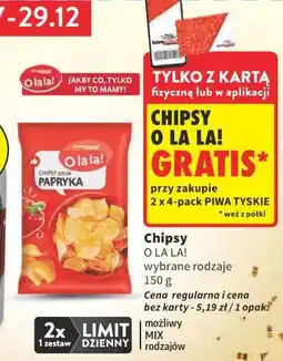 Intermarche Chipsy Olala! 150 g oferta