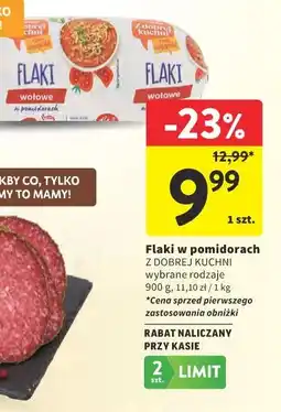 Intermarche Flaki w pomidorach Z Dobrej Kuchni oferta