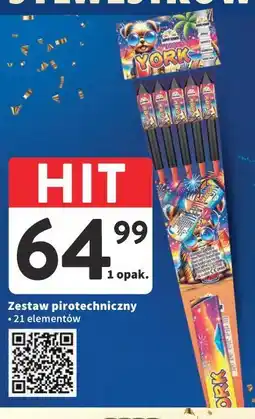 Intermarche Zestaw pirotechniczny YORK (21 elementów) oferta