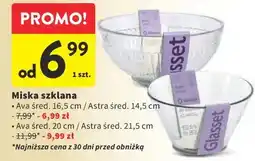 Intermarche Miska szklana Glasset Ava/Astra (różne wymiary) oferta
