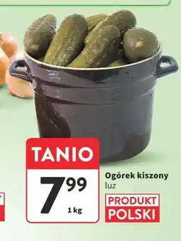 Intermarche Ogórek kiszony luz oferta