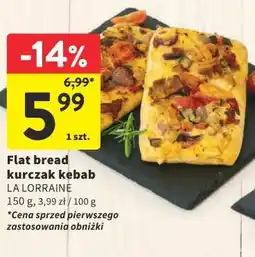 Intermarche Flat bread kurczak kebab LA LORRAINE 150 g oferta