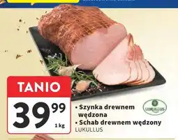 Intermarche Szynka drewnem wędzona / Schab drewnem wędzony LUKULLUS oferta