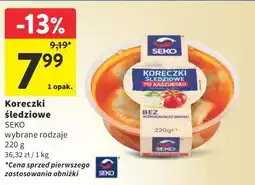 Intermarche Koreczki śledziowe SEKO oferta